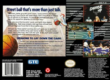 Street Sports - Jammit (USA) box cover back